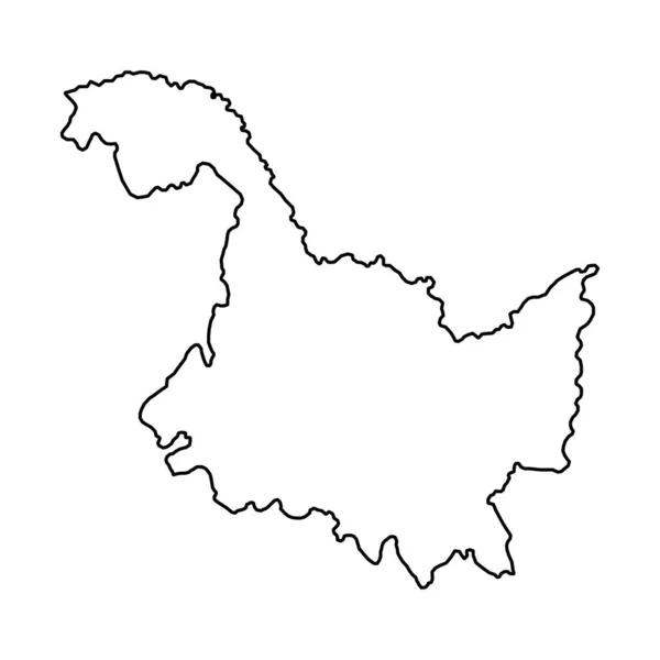 Mapa Província Heilongjiang Divisões Administrativas China Ilustração Vetorial — Vetor de Stock