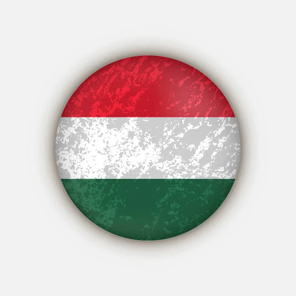 Land Ungarn Ungarn Flagge Vektorillustration — Stockvektor