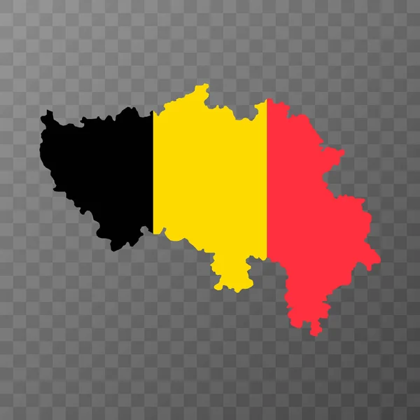 Landkaart Luik Provincies Van België Vectorillustratie — Stockvector