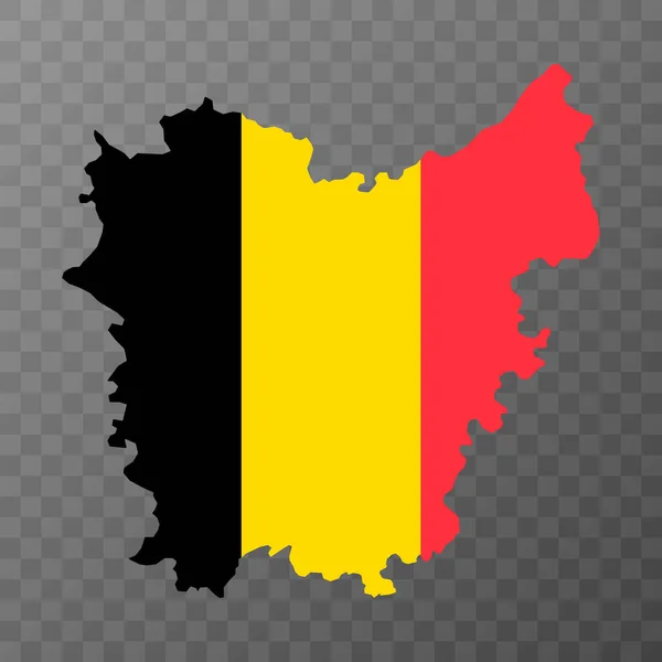 Карта Провінцій Фландрії Провінції Бельгії Приклад Вектора — стоковий вектор