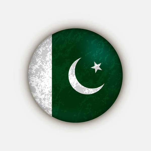 País Paquistão Bandeira Paquistão Ilustração Vetorial — Vetor de Stock