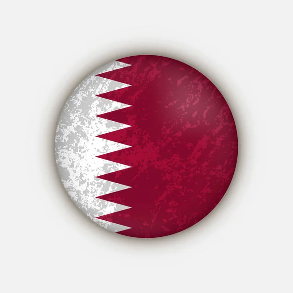 País Qatar Bandera Qatar Ilustración Vectorial — Vector de stock