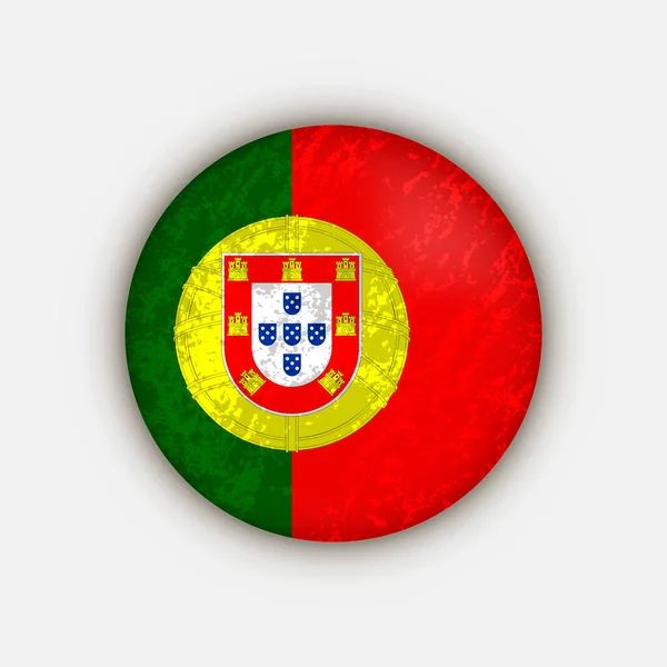 Land Portugal Portugal Flagge Vektorillustration — Stockvektor