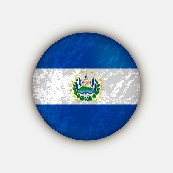 Країна Сальвадор Прапор Сальвадору Приклад Вектора — стоковий вектор