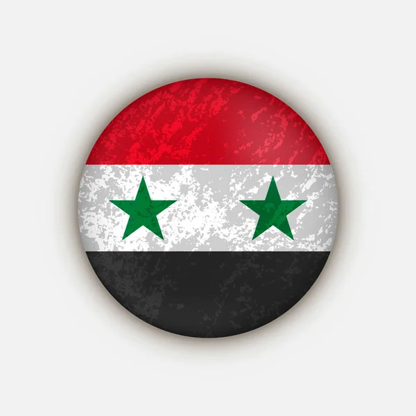 País Siria Bandera Siria Ilustración Vectorial — Archivo Imágenes Vectoriales