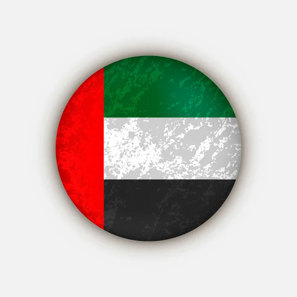 País Emiratos Árabes Unidos Bandera Emiratos Árabes Unidos Ilustración Vectorial — Vector de stock