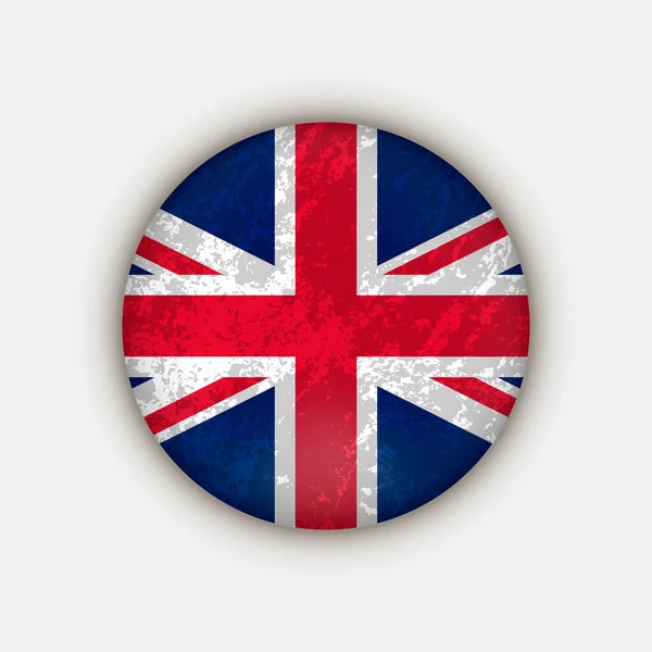 País Reino Unido Bandera Del Reino Unido Ilustración Vectorial — Vector de stock