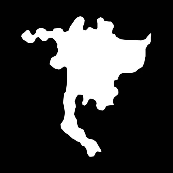Nidwalden Haritası Sviçre Kantonları Vektör Illüstrasyonu — Stok Vektör