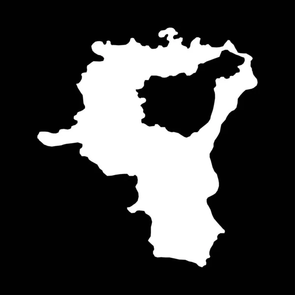 サンガレン地図 スイスのカントン ベクターイラスト — ストックベクタ