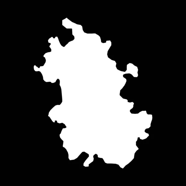 Carte Province Anhui Divisions Administratives Chine Illustration Vectorielle — Image vectorielle