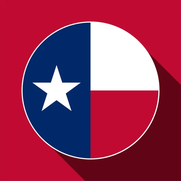 Bandera Estatal Texas Ilustración Vectorial — Archivo Imágenes Vectoriales