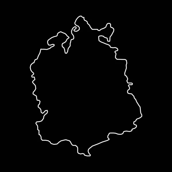 Χάρτης Ζυρίχης Καντόνια Της Ελβετίας Εικονογράφηση Διανύσματος — Διανυσματικό Αρχείο