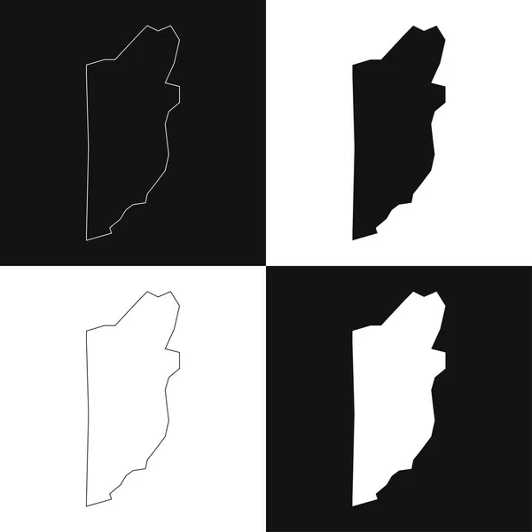 Carte Belize Icône Vectorielle — Image vectorielle