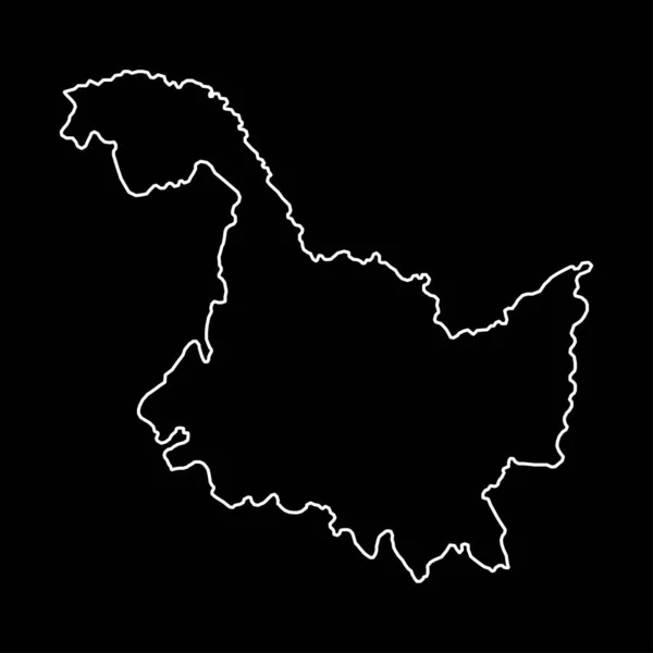 黑龙江省地图 中国行政区划 矢量说明 — 图库矢量图片