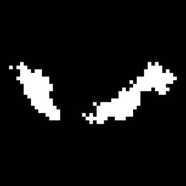 Pixel map of Kuala Lumpur. Vector illustration.