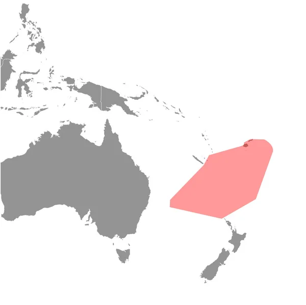 Sea Fiji World Map Vector Illustration — Vetor de Stock