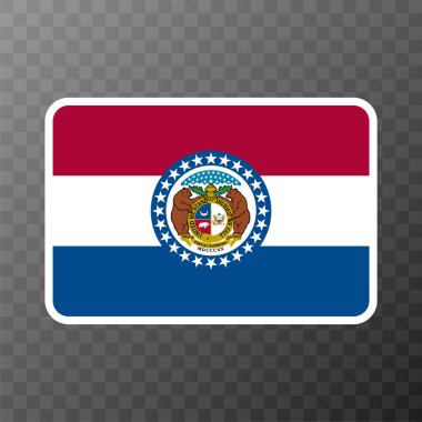 Missouri state flag. Vector illustration.