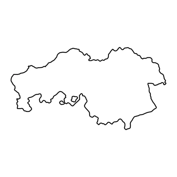 Province Néerlandaise Brabant Septentrional Illustration Vectorielle — Image vectorielle