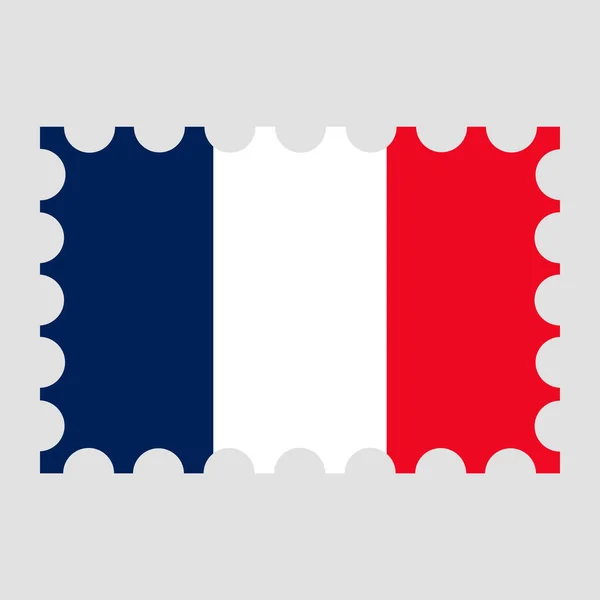 Γραμματόσημο Σημαία Αγίου Μαρτίνου Εικονογράφηση Διανύσματος — Διανυσματικό Αρχείο