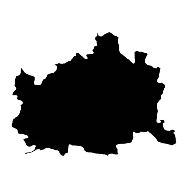 Wien Karta Över Österrike Vektorillustration — Stock vektor