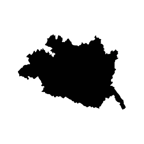 Evora Map District Portugal Vector Illustration — Stock Vector