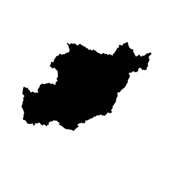 Mapa Beja Distrito Portugal Ilustração Vetorial — Vetor de Stock