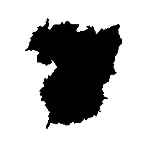 Vila Real Map District Van Portugal Vector Illustratie — Stockvector