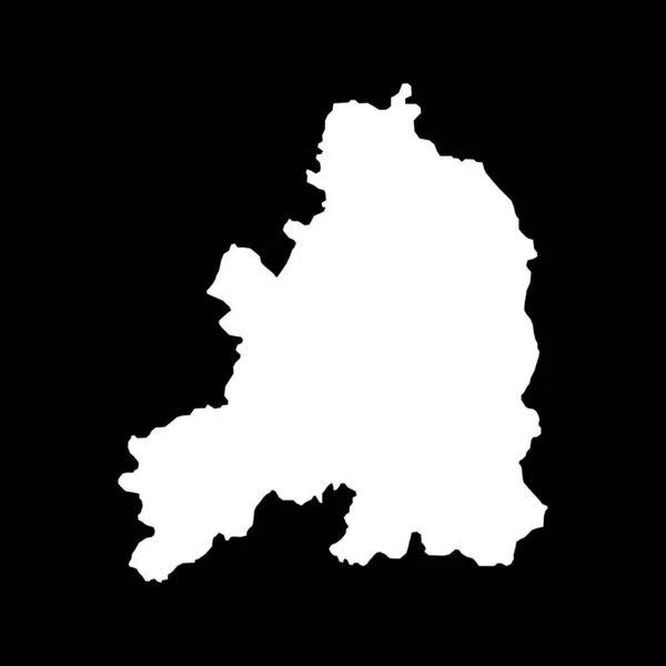 Guarda Map Okres Portugalsko Vektorová Ilustrace — Stockový vektor