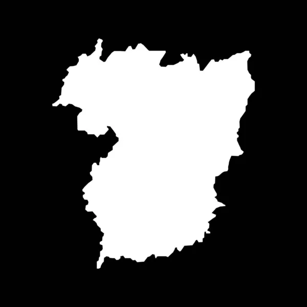 Vila Real Map Distretto Del Portogallo Illustrazione Vettoriale — Vettoriale Stock