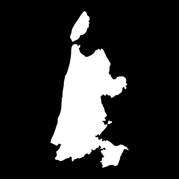 Provincie Severní Holandsko Nizozemsku Vektorová Ilustrace — Stockový vektor
