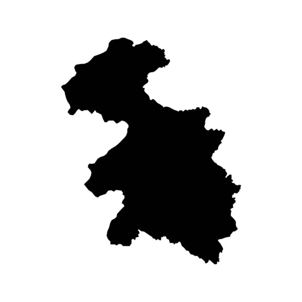 Gorizia Karte Region Slowenien Vektorillustration — Stockvektor