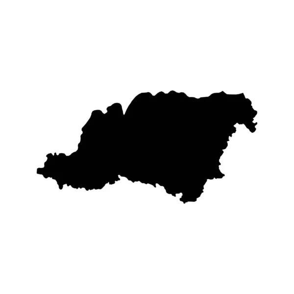 Carinthia Haritası Slovenya Bölgesi Vektör Illüstrasyonu — Stok Vektör