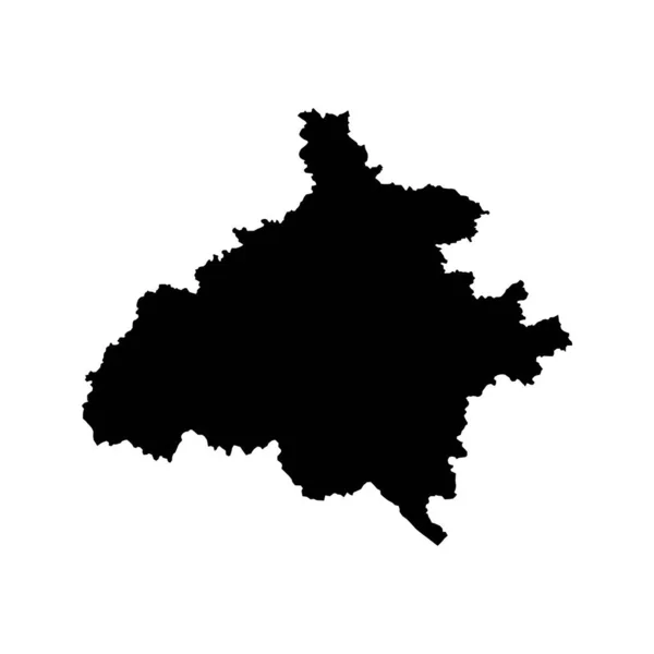 Eslovenia Central Mapa Región Eslovenia Ilustración Vectorial — Archivo Imágenes Vectoriales