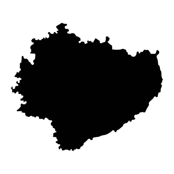 Mapa Voivodia Santa Cruz Província Polónia Ilustração Vetorial — Vetor de Stock