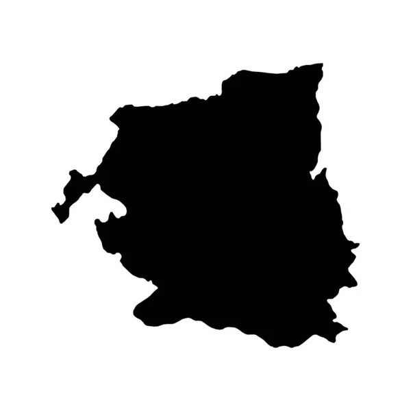 Sud Vest Αναπτυξιακός Χάρτης Περιοχή Της Ρουμανίας Εικονογράφηση Διανύσματος — Διανυσματικό Αρχείο