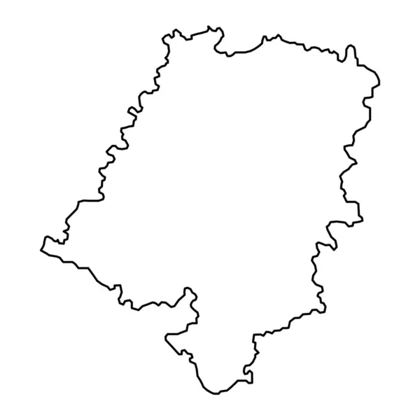 Carte Voïvodie Opole Province Pologne Illustration Vectorielle — Image vectorielle
