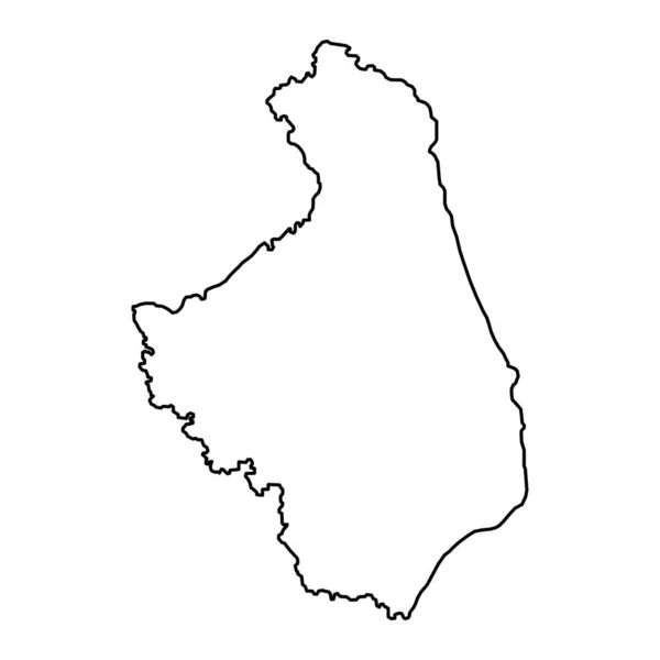 Karte Der Woiwodschaft Podlaskie Provinz Polen Vektorillustration — Stockvektor