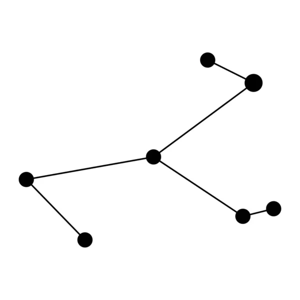 Carte Constellation Ara Illustration Vectorielle — Image vectorielle