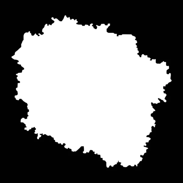 Kuyavian Pomeranya Voyvoda Haritası Polonya Vilayeti Vektör Illüstrasyonu — Stok Vektör
