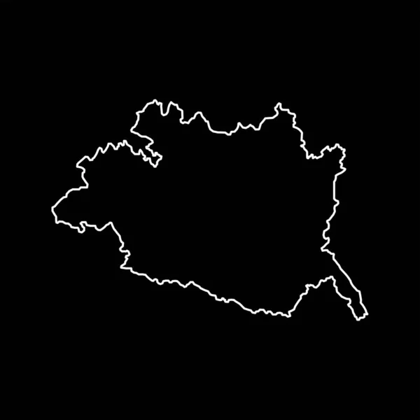 Evora Map Округ Португалії Векторний Приклад — стоковий вектор