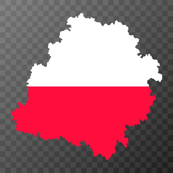 Landkaart Van Het Woiwodschap Lodz Provincie Polen Vectorillustratie — Stockvector