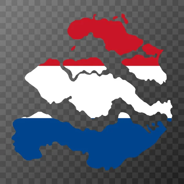 Zeeland Provincie Van Nederland Vectorillustratie — Stockvector