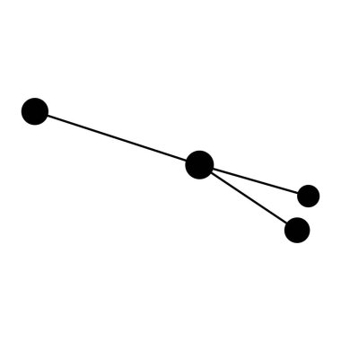 Sagitta takımyıldızı haritası. Vektör illüstrasyonu.