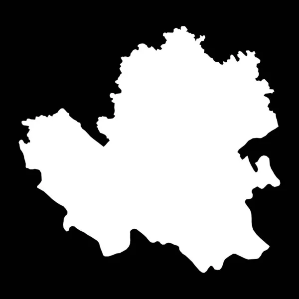 Südostslowenien Karte Region Slowenien Vektorillustration — Stockvektor