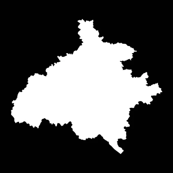 Κεντρική Σλοβενία Χάρτης Περιοχή Της Σλοβενίας Εικονογράφηση Διανύσματος — Διανυσματικό Αρχείο