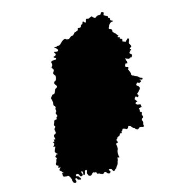 Khmelnytskyi oblast haritası, Ukrayna vilayeti. Vektör illüstrasyonu.