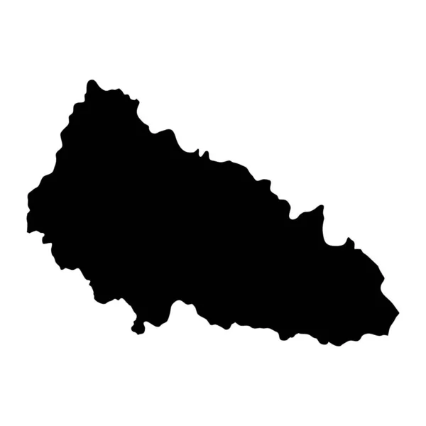 Mapa Oblast Zakarpattia Província Ucrânia Ilustração Vetorial — Vetor de Stock