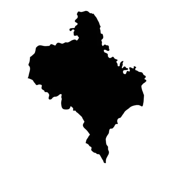 Oblast Karta Över Ivano Frankivsk Provinsen Ukraina Vektorillustration — Stock vektor