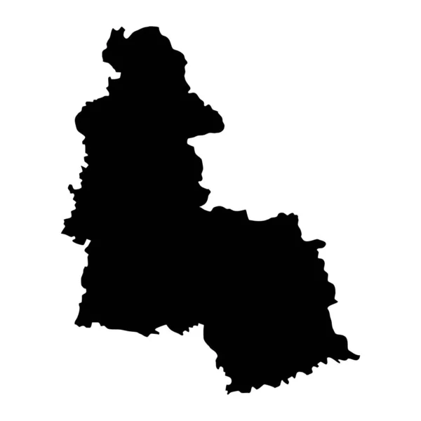 Peta Oblast Sumy Provinsi Ukraina Ilustrasi Vektor - Stok Vektor