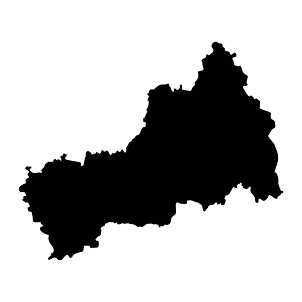 Cherkasy Oblast Map Ukrajna Tartomány Vektorillusztráció — Stock Vector